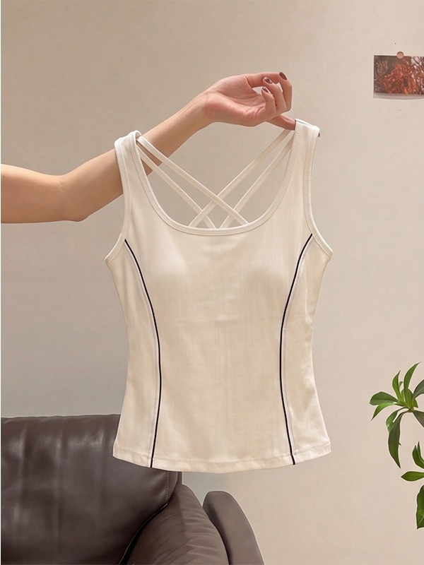 Crossfit Vest - Amerikaanse stijl vest met gekruiste bandjes