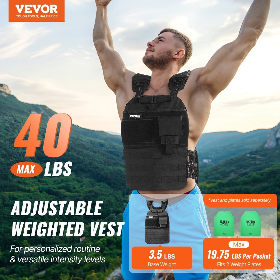 Verstelbaar gewichtsvest van 4 - Crossfit Vest recensie en prijs