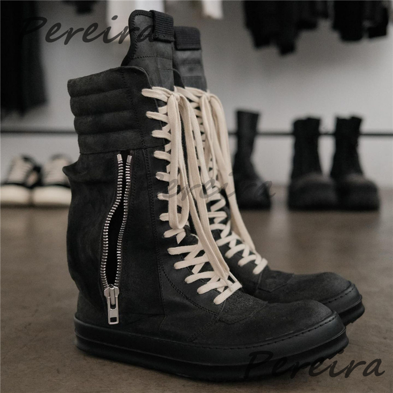 Zwart Suede Platte Hoge Top Sn - Crossfit Male recensie en prijs
