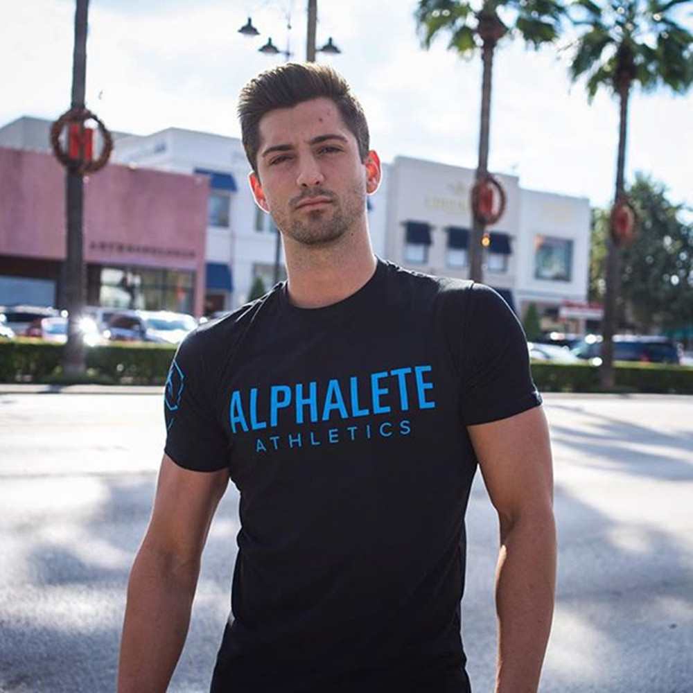 Nieuwe Katoenen Casual Print T - Crossfit Male recensie en prijs