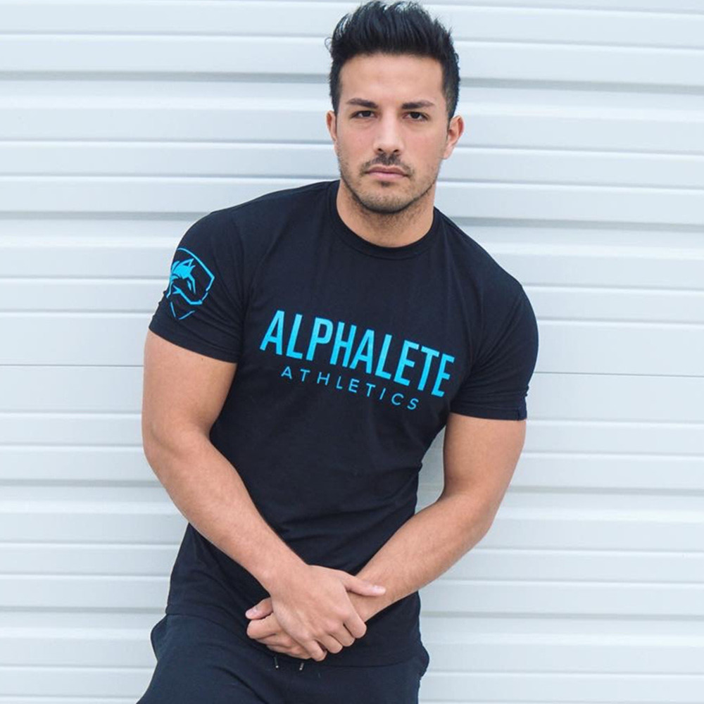 Nieuwe Katoenen Casual Print T - Crossfit Male recensie en prijs