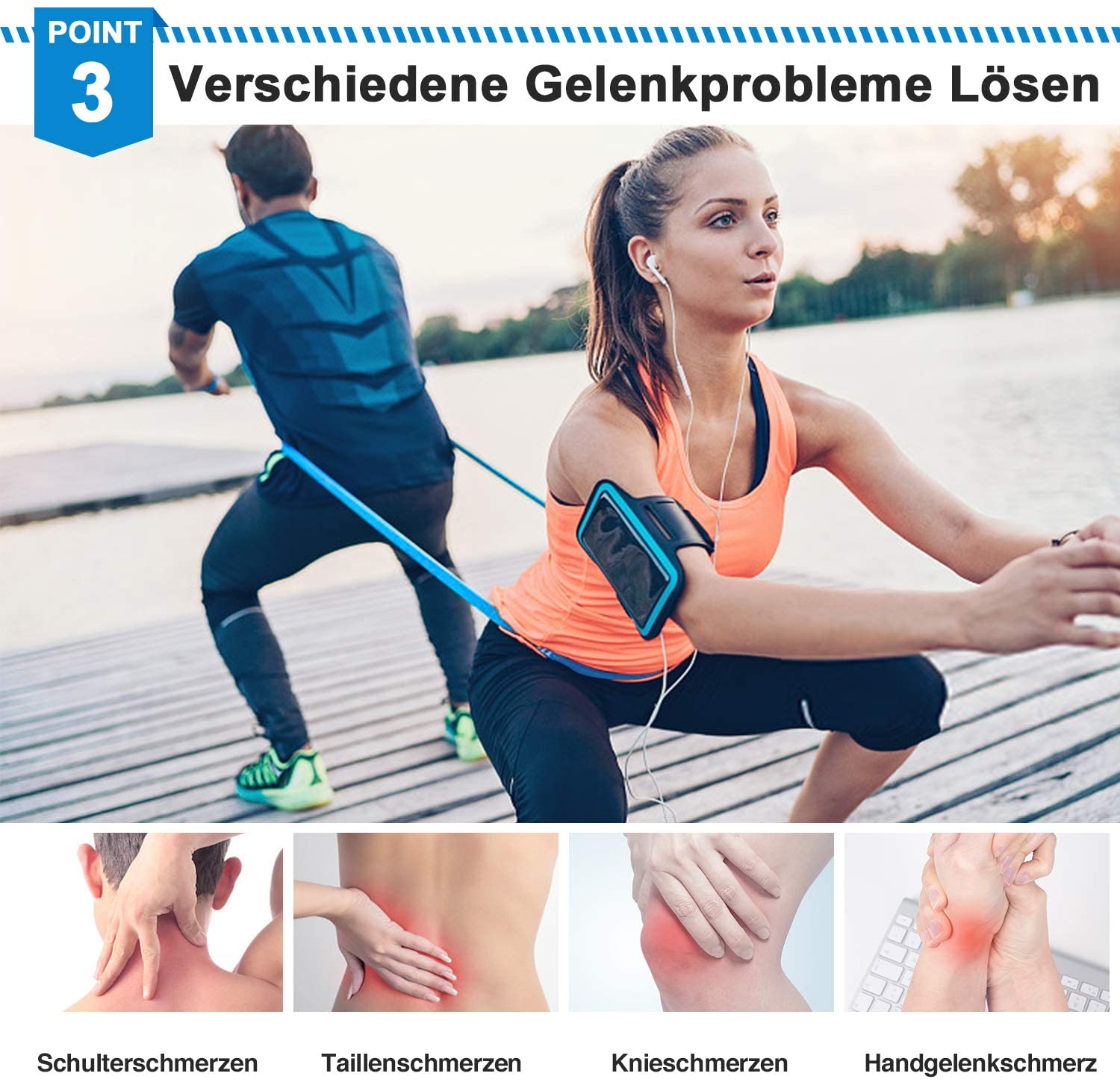 Elastische fitnessbanden 3-del - Crossfit Workout With Equipment recensie en prijs