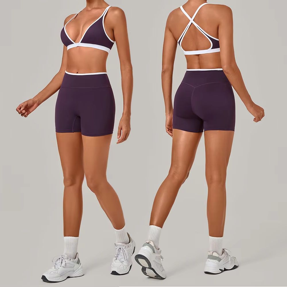 Dames 2-delige yogaset, diepe  - Crossfit Workout With Equipment recensie en prijs