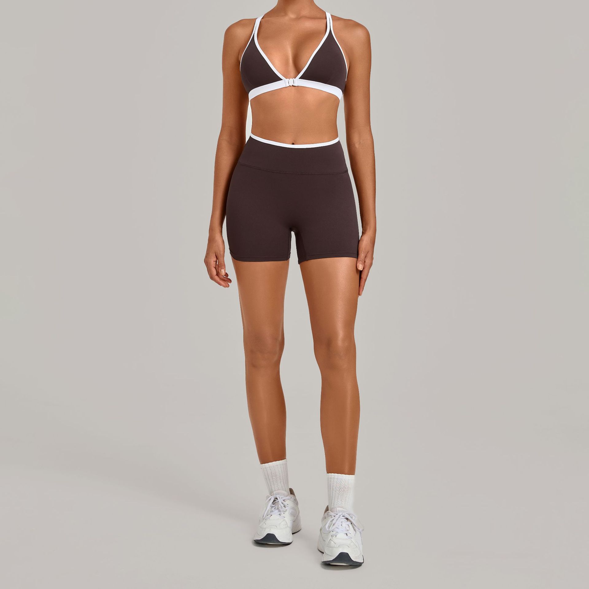 Dames 2-delige yogaset, diepe  - Crossfit Workout With Equipment recensie en prijs