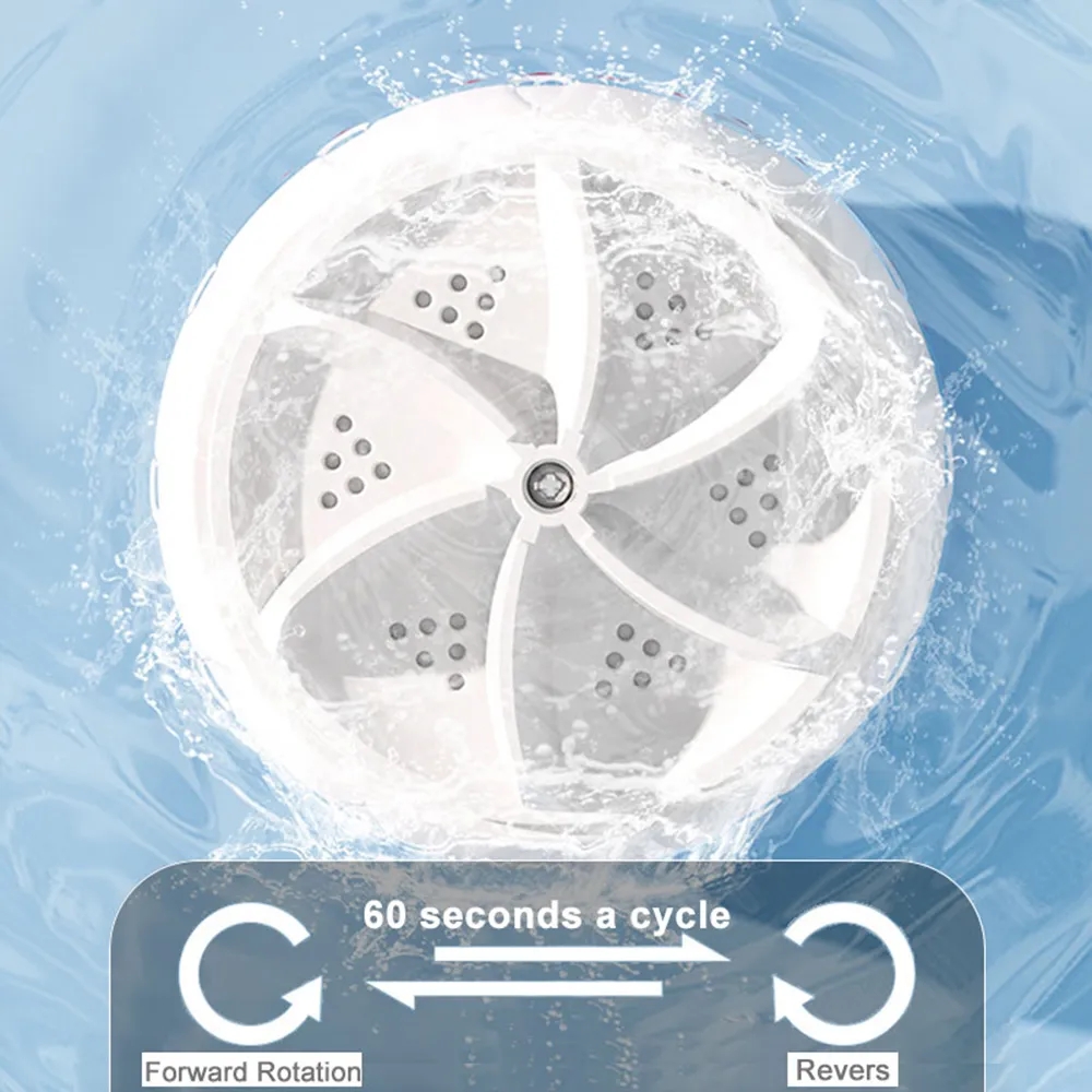 60W Draagbare Turbo Wasmachine - Crossfit Machine recensie en prijs