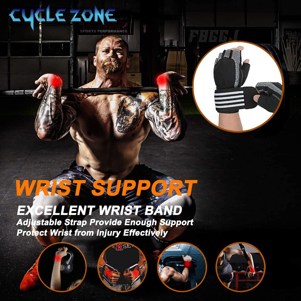 1 paar halve vinger fitnesshan - Crossfit Workout With Equipment recensie en prijs